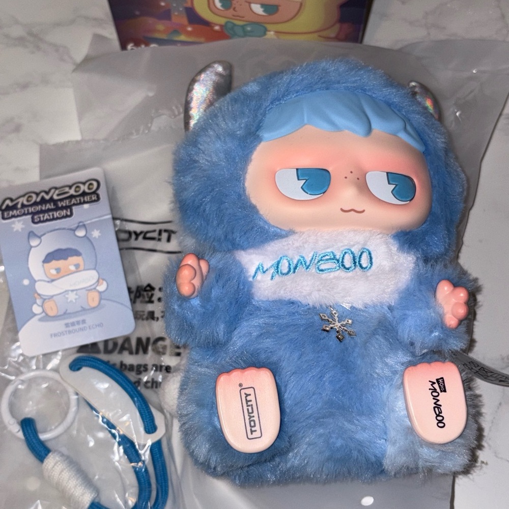 Miniso MONBOO Emotional Weather Station CONFIRMED Frostbound Echo Blue Pendant